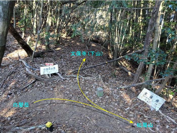 多紀郡四国八十八ヶ所霊場を調査しつつ白髪岳･松尾山を散策