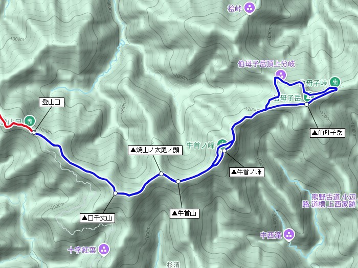 大阪府/岩湧山～奈良県/伯母子岳･熊野古道小辺路～和歌山県/熊野古道中辺路･潮岬を散策