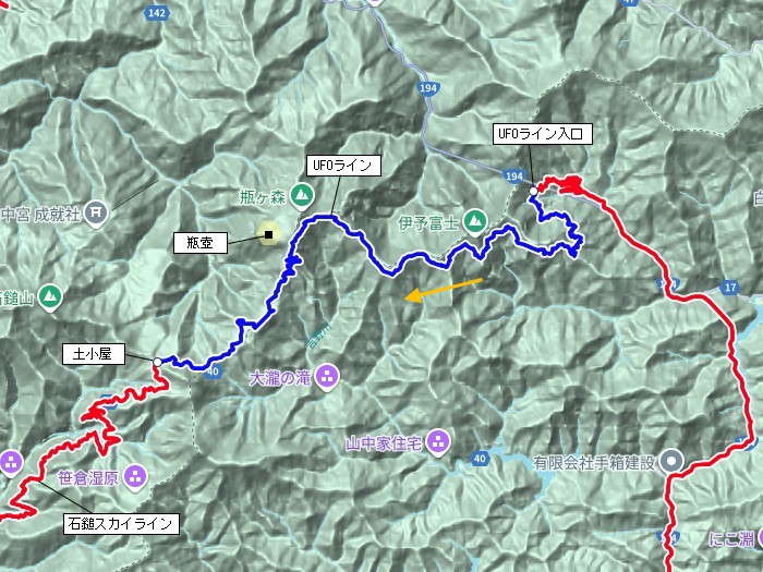 UFOライン 徳島県/剣山スーパー林道~高知県/UFOライン~愛媛県/星ヶ森へバイク走り