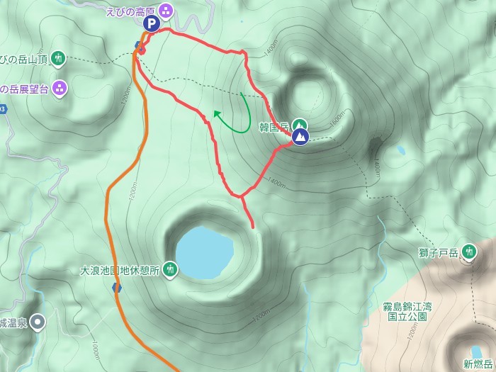 九州/開聞岳～霧島山～阿蘇山～くじゅう連山へ登山旅