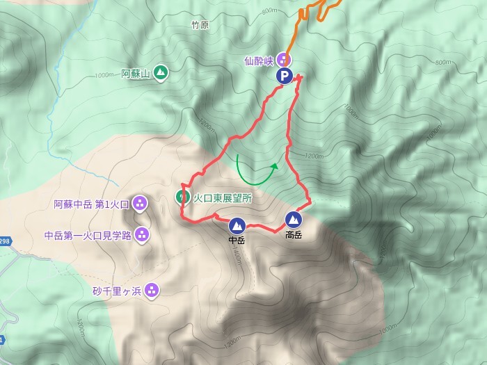 九州/開聞岳～霧島山～阿蘇山～くじゅう連山へ登山旅