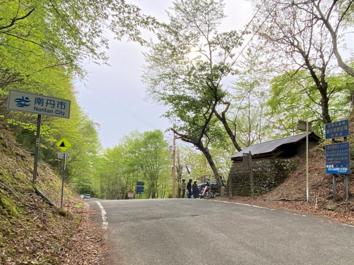 京都府京都市左京区花脊/花脊の三本杉～知世路谷山へバイク走り