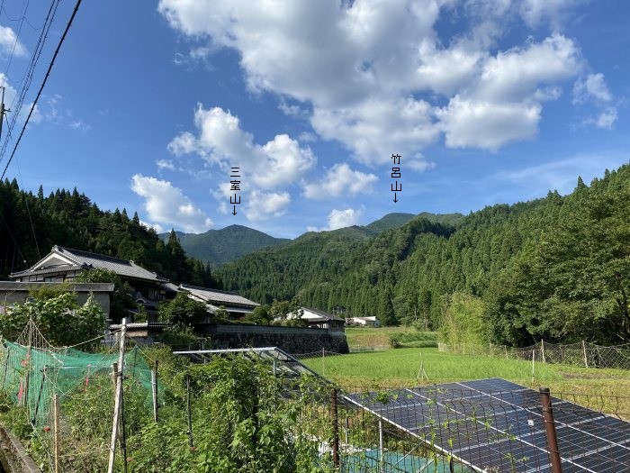 兵庫県宍粟市千種町/竹呂山・三室山へバイク走り