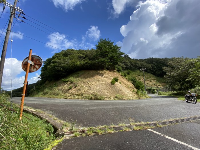 兵庫県豊岡市但東町/高竜寺ヶ岳へバイク走り