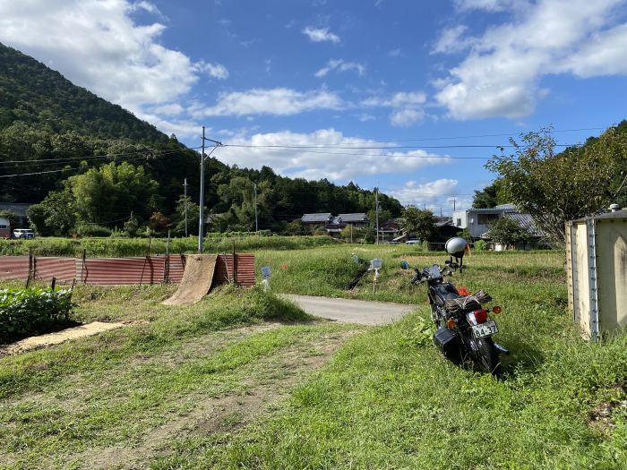 京都府亀岡市東本梅町/半国山へバイク走り