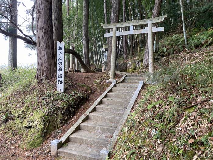 兵庫県丹波市青垣町山垣/烏帽子山を散策