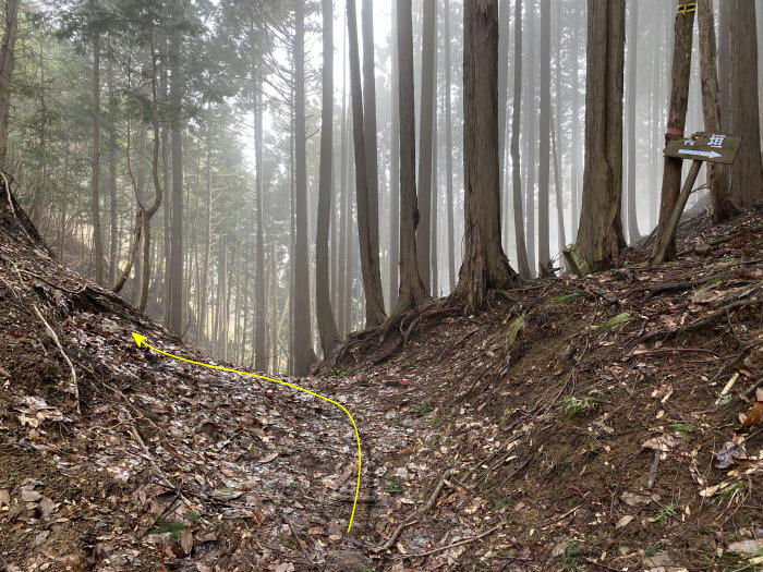 兵庫県丹波市青垣町山垣/烏帽子山を散策