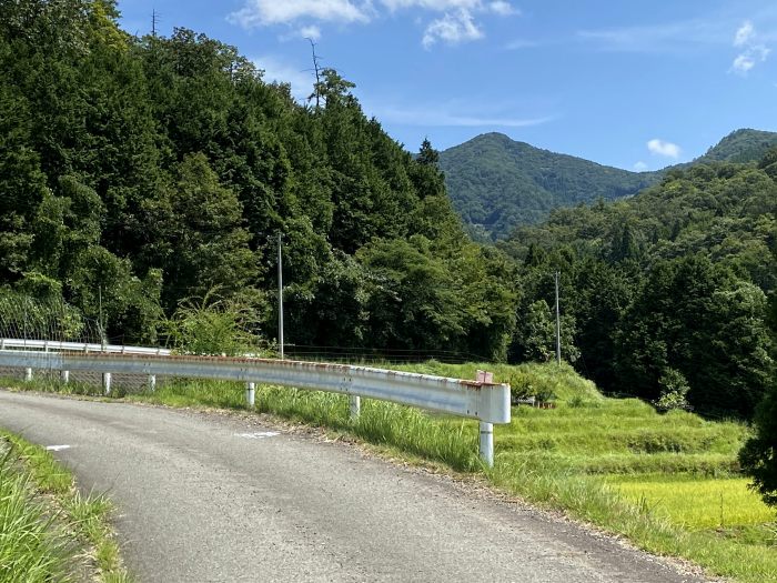 兵庫県豊岡市出石町奥小野/法沢山へバイク走り