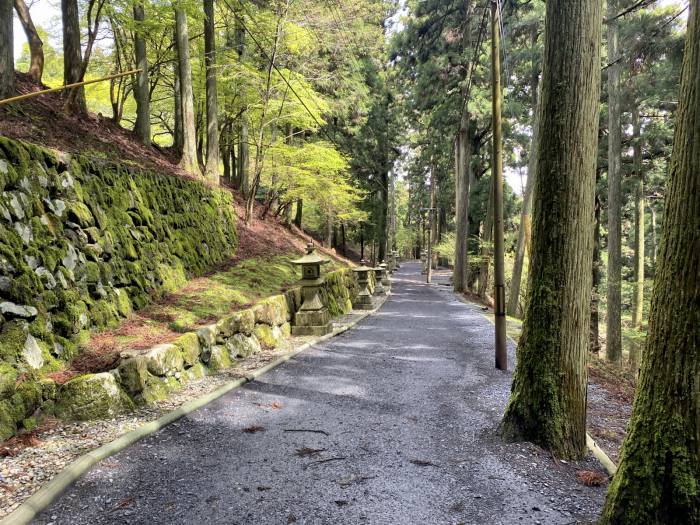 滋賀県大津市坂本本町/比叡山無動寺回峰道へバイク走り