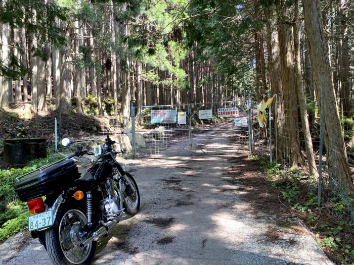 兵庫県宍粟市千種町西河内/空山へバイク走り